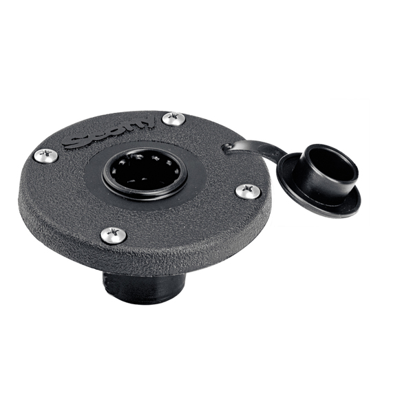 Scotty 344 Round Flush Deck Mount 344-BK